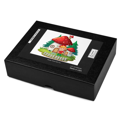 Charming Elf and Mushroom Home Jigsaw Puzzle image 4
