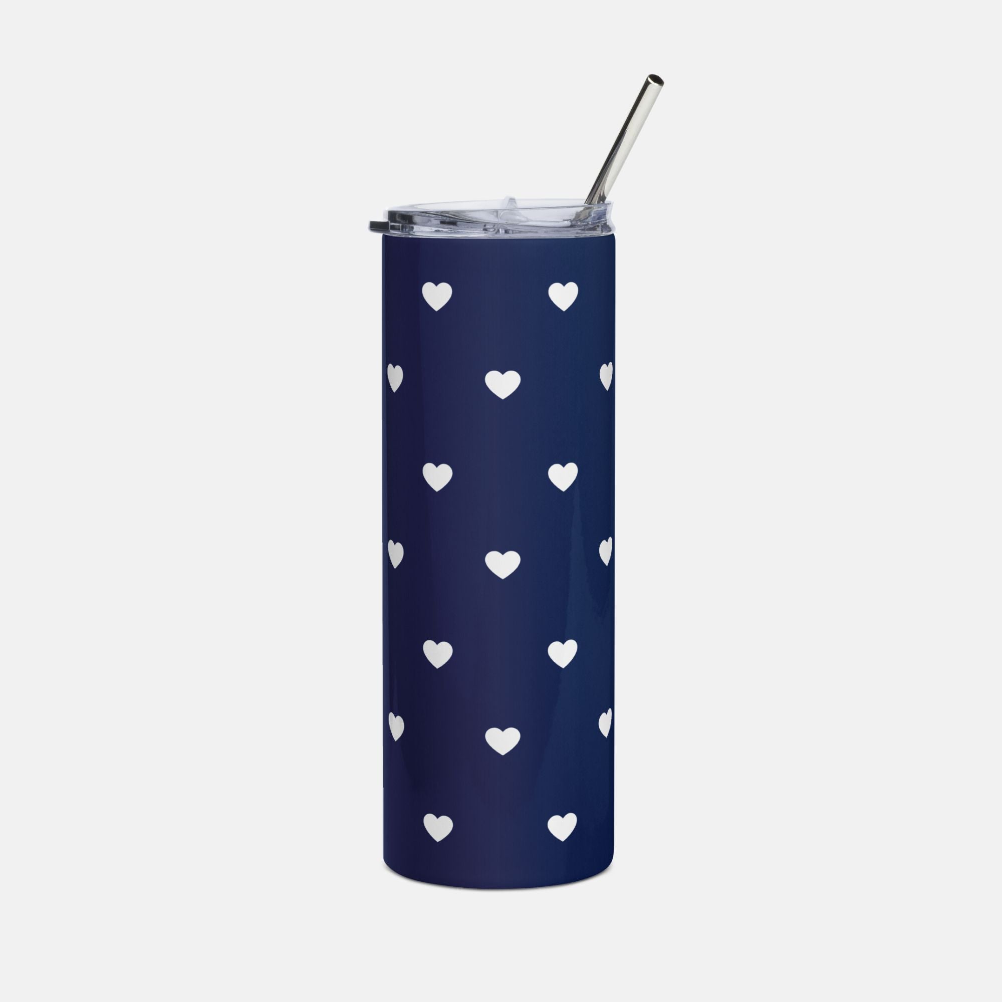 Classic Navy Love Tumbler image 0
