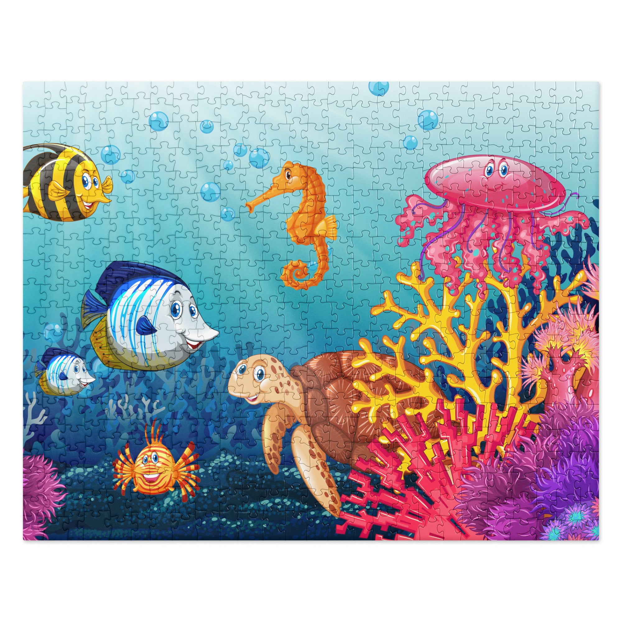 Vibrant Ocean Friends Jigsaw Puzzle image 2