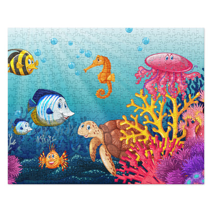 Vibrant Ocean Friends Jigsaw Puzzle image 2