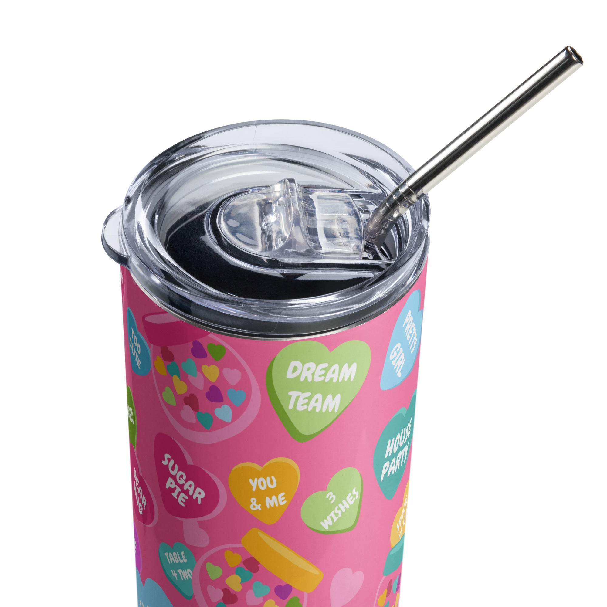 Candy Hearts and Jars Tumbler image 4