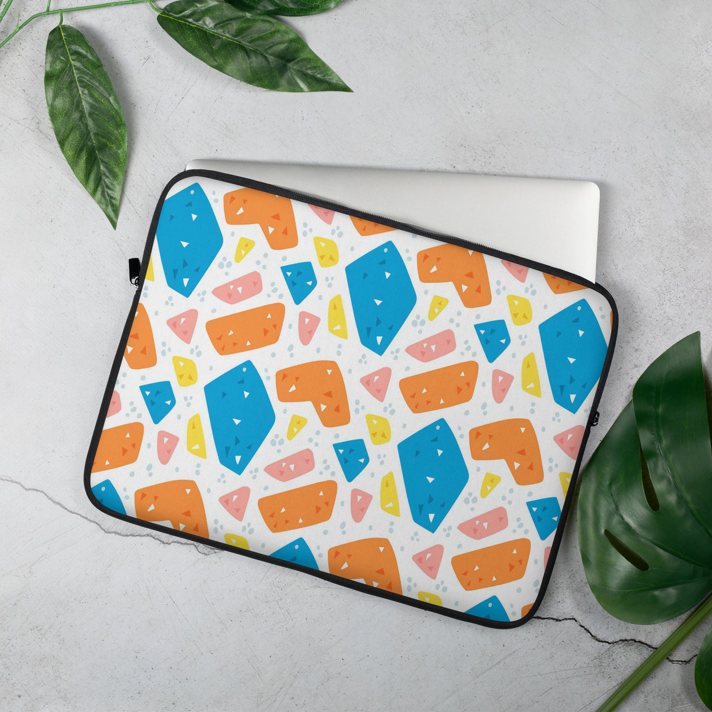 Marble Mist Abstract Laptop Sleeve image 1