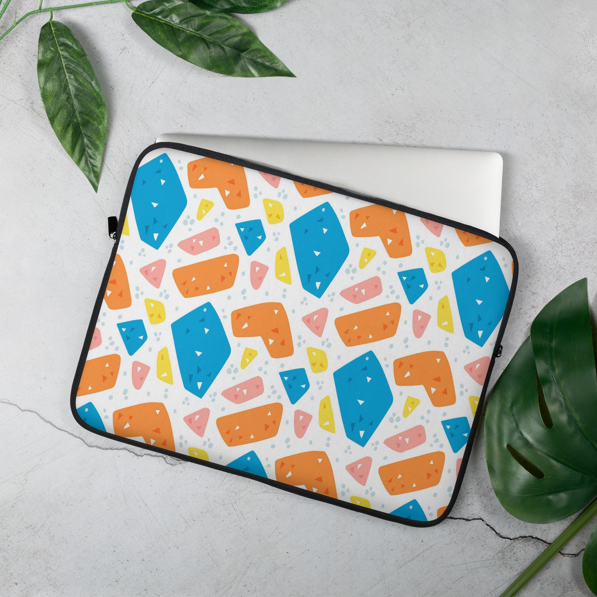 Marble Mist Abstract Laptop Sleeve image 1