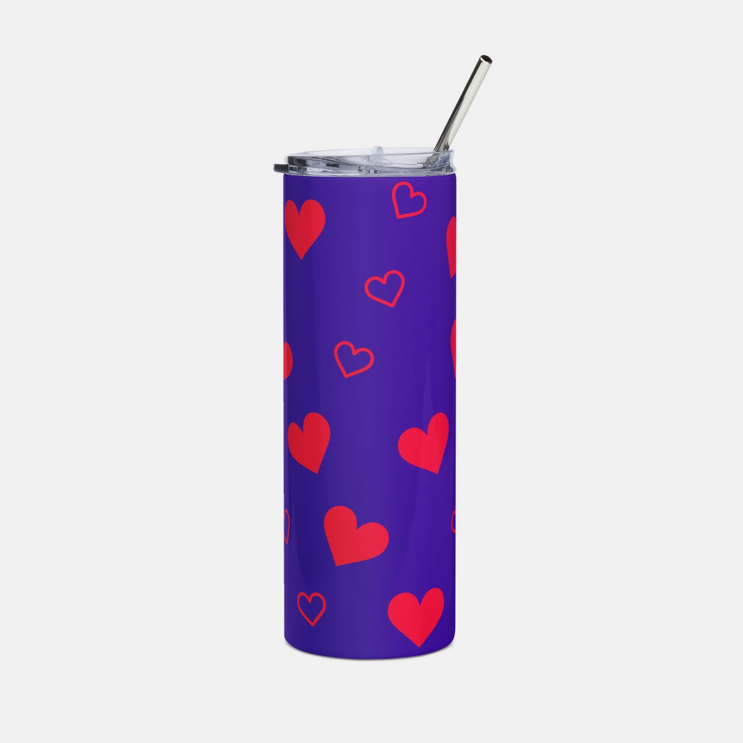 Sweetheart Purple Love Tumbler image 0