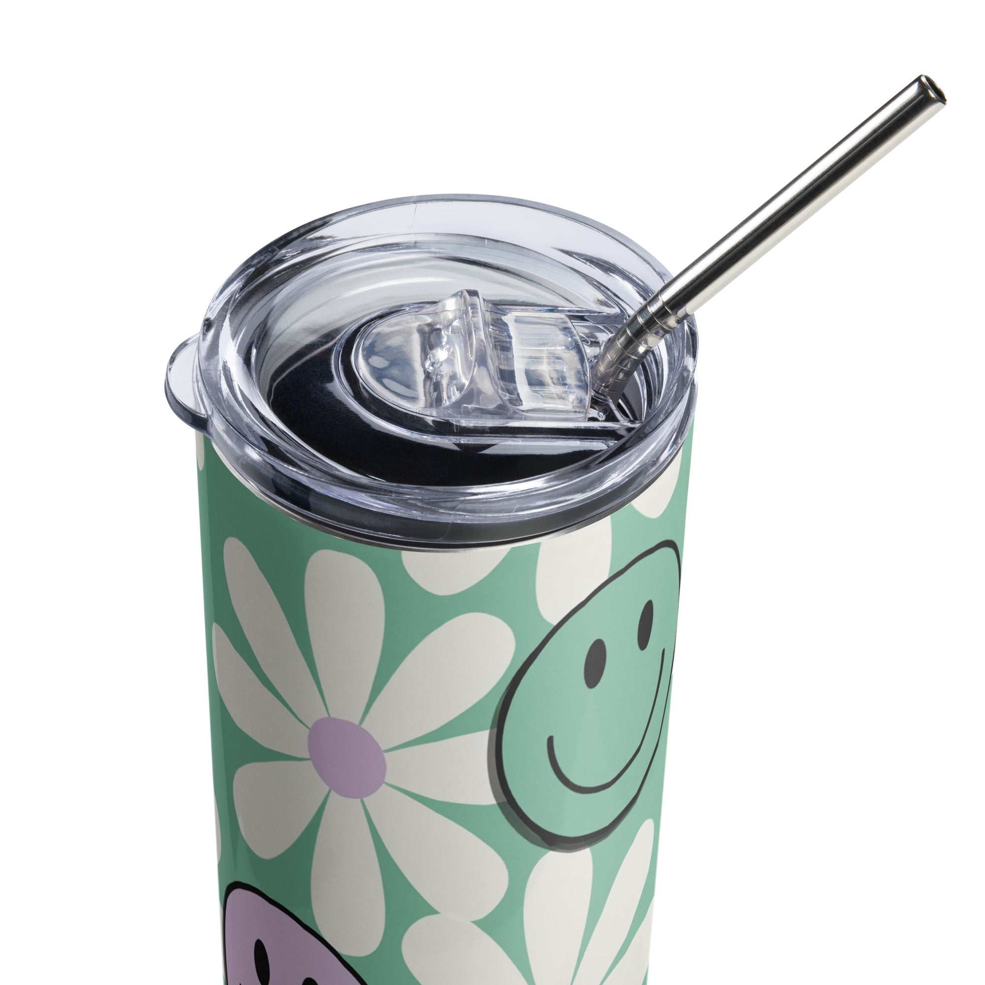 Smiling Daisy Floral Tumbler – Tryix