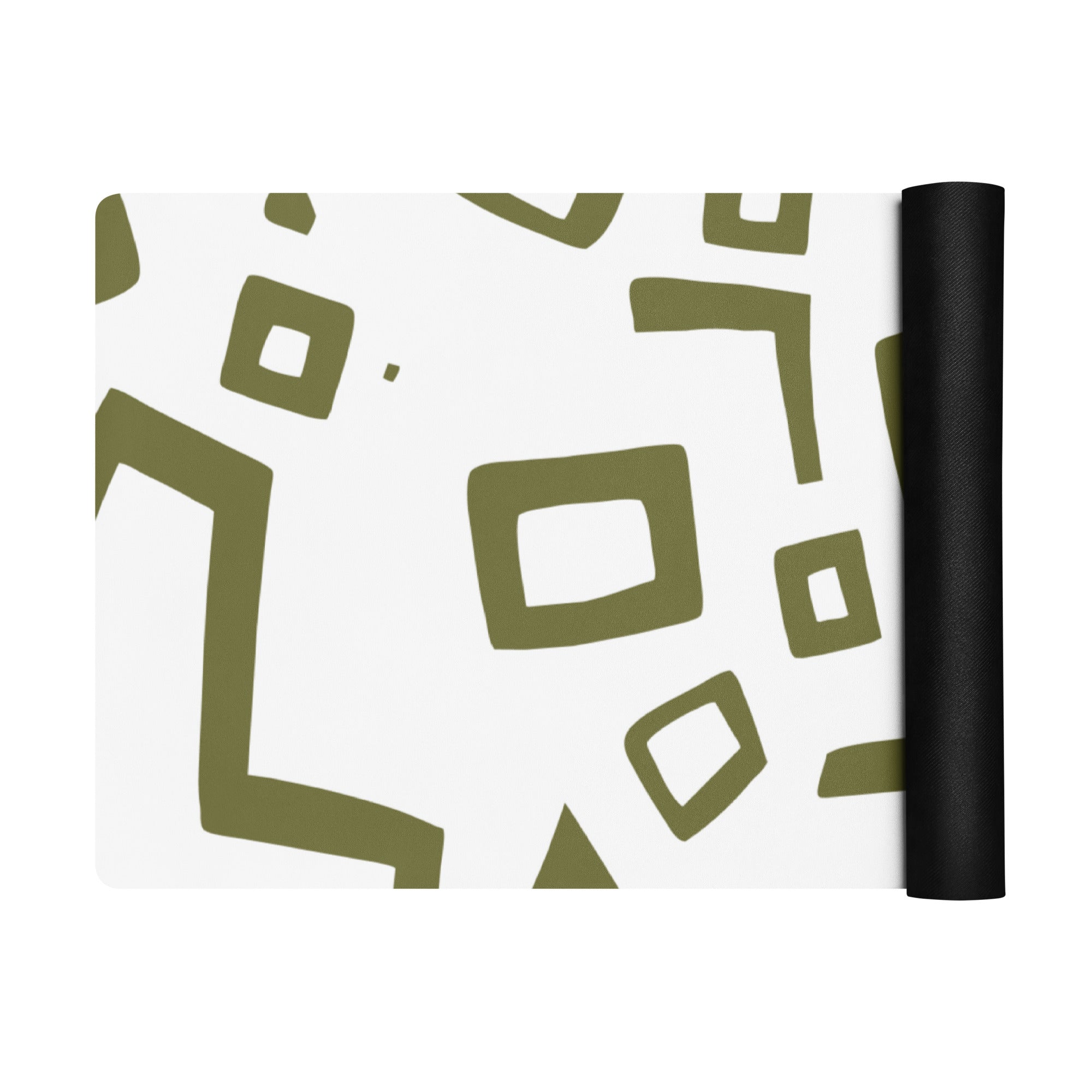 Olive Motif Yoga Mat Soft and Comfort image 6