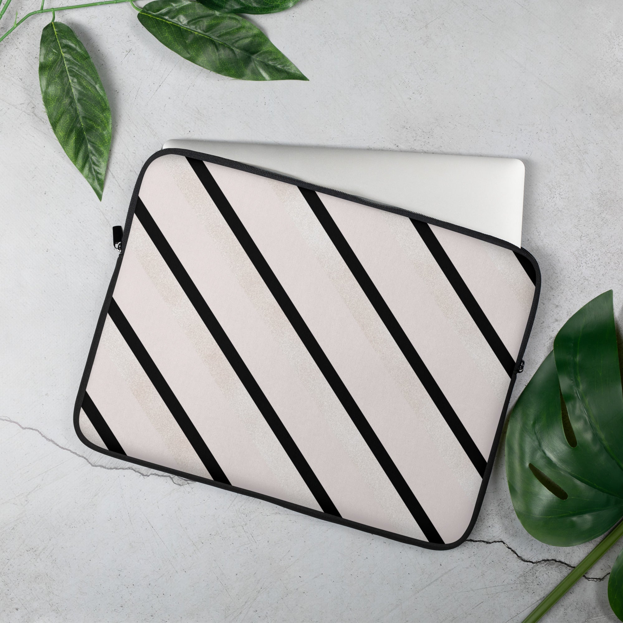 Diagonal Stripes Laptop Sleeve image 1