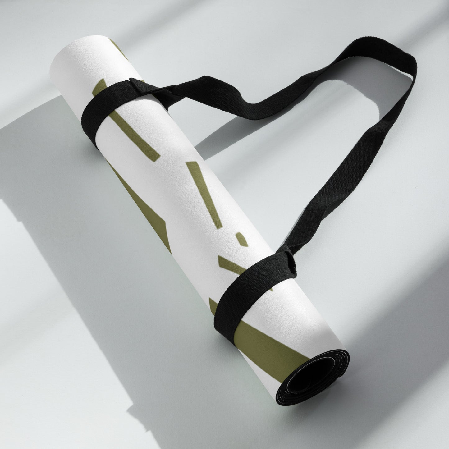 Olive Motif Yoga Mat Soft and Comfort image 5