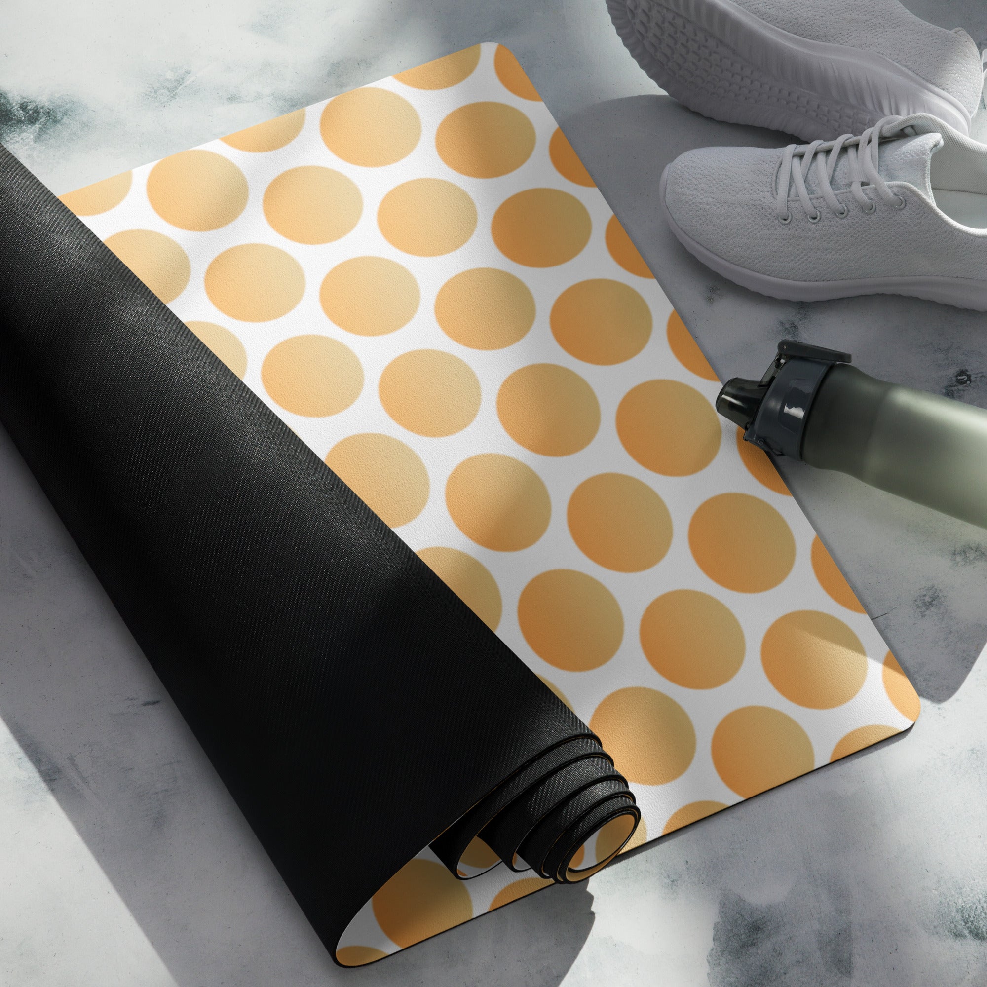 Sunshine Dots Yoga Mat Premium Grip image 2