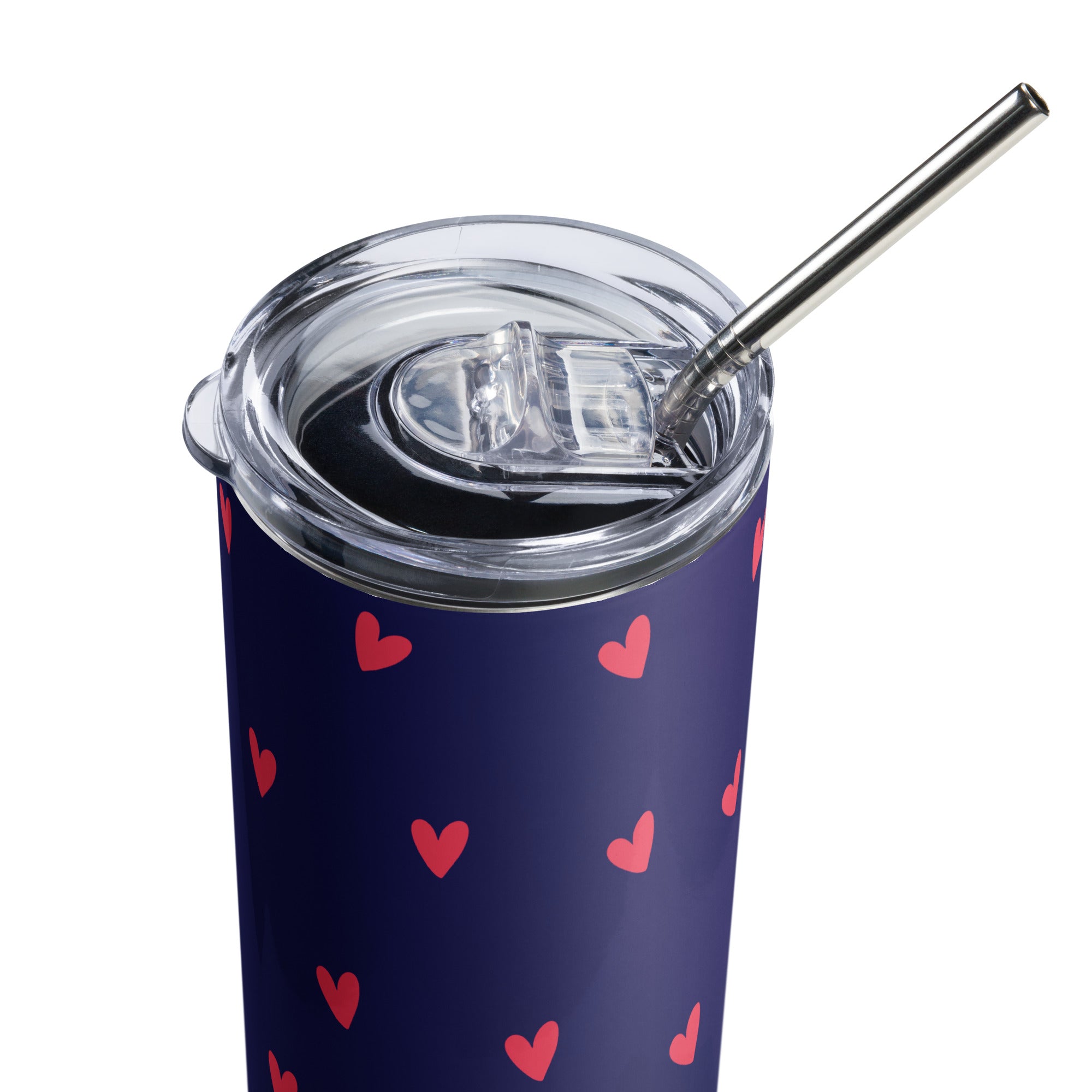 Dreamy Blue Heart Tumbler image 6