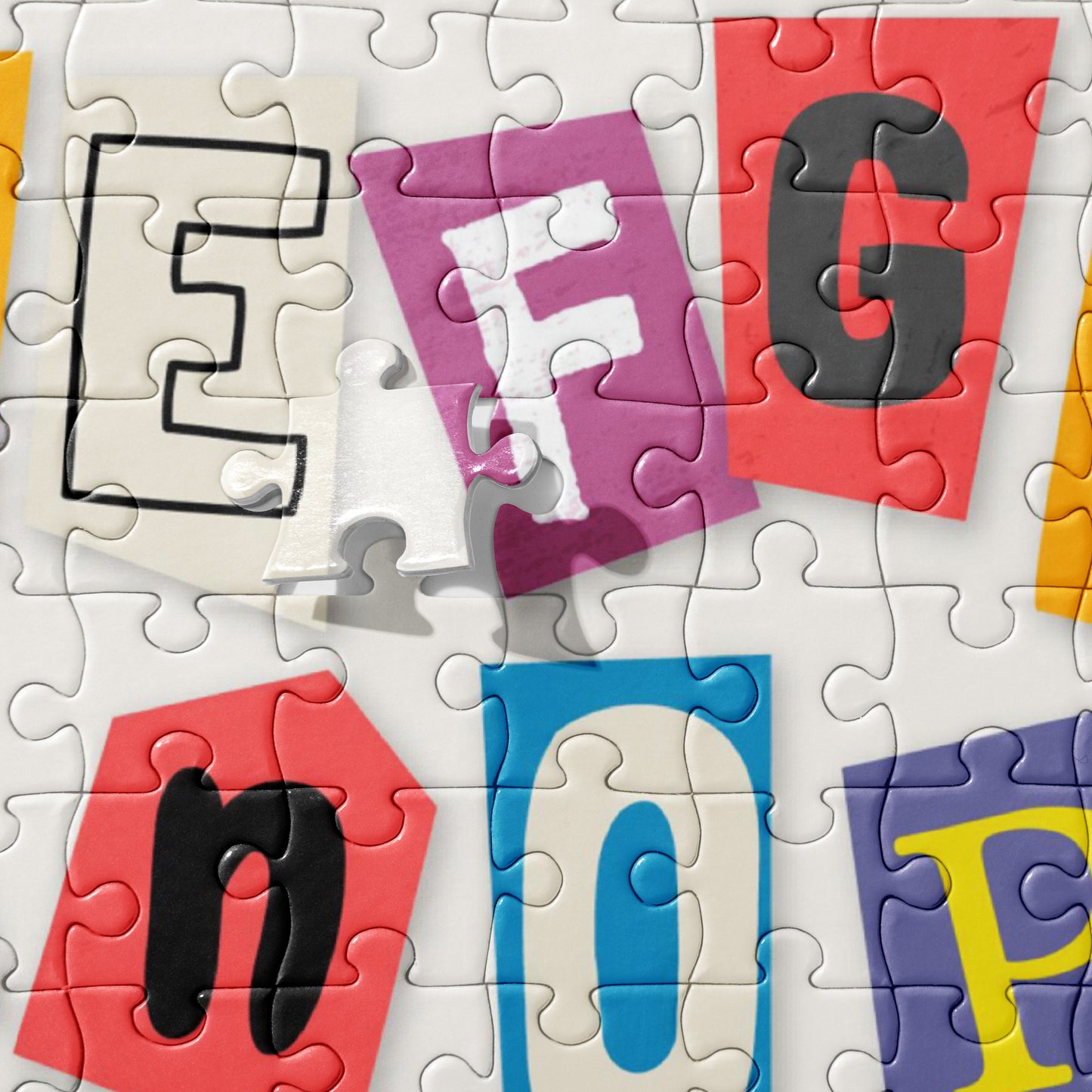 Colorful Alphabet Learning Jigsaw Puzzle image 5