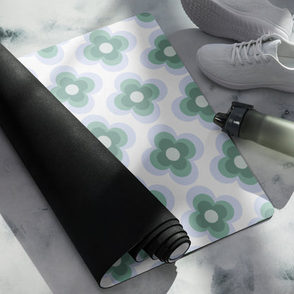Retro Bloom Yoga Mat Non-Slip and Eco-Friendly image 2