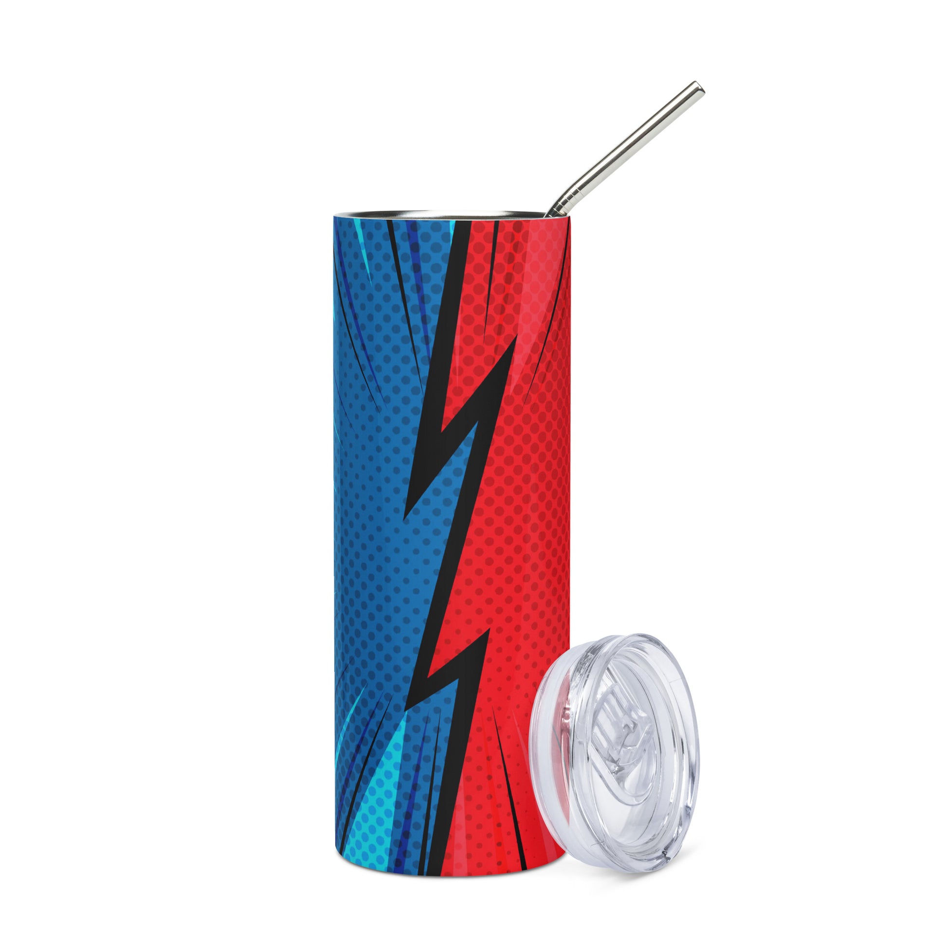 Superhero Blue &amp; Red Tumbler image 2
