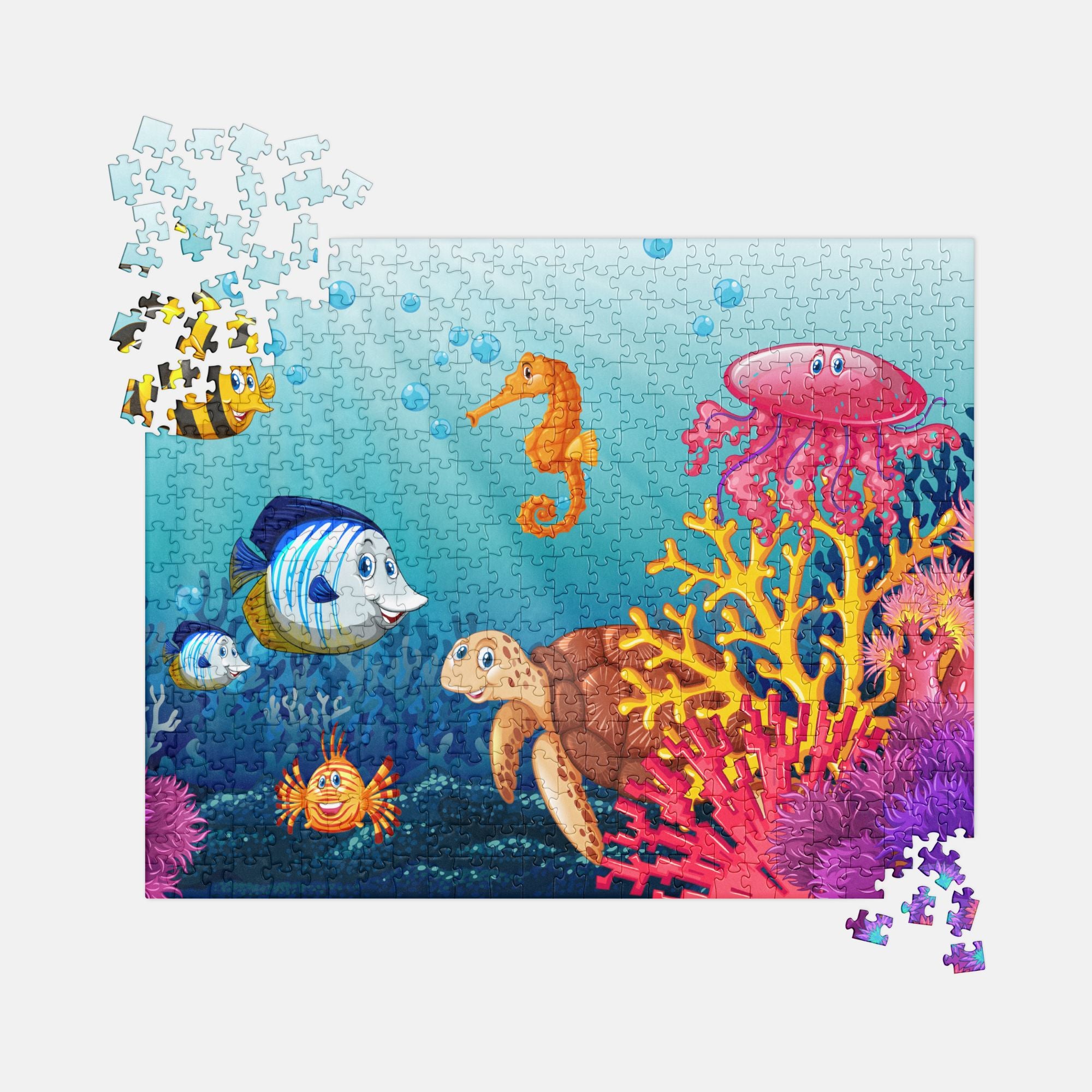 Vibrant Ocean Friends Jigsaw Puzzle image 0