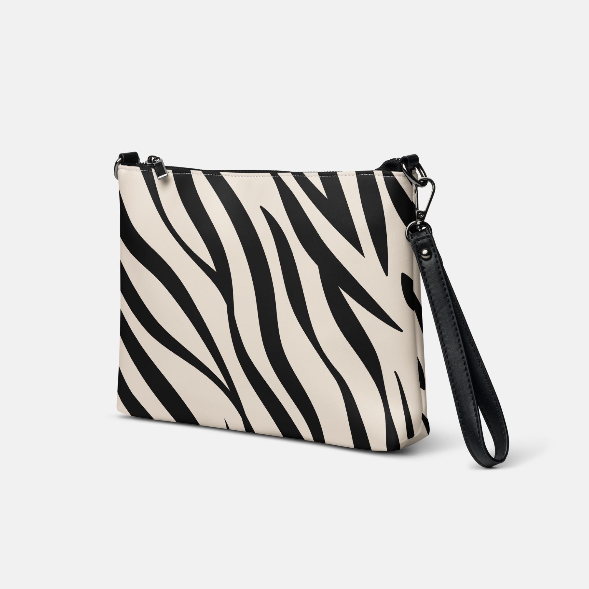 Minimalist Zebra Crossbody Sling Bag Urban Style image 0