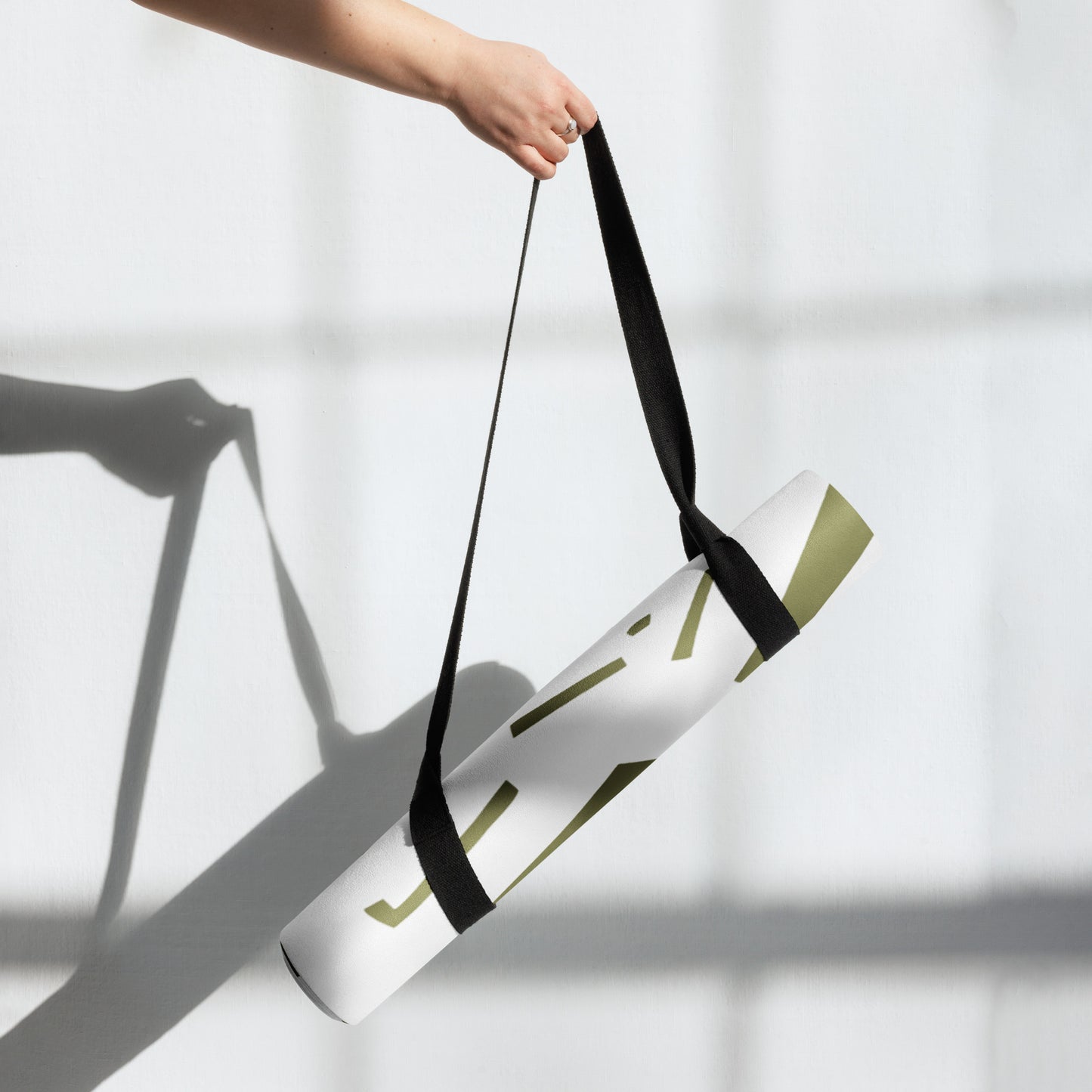 Olive Motif Yoga Mat Soft and Comfort image 9