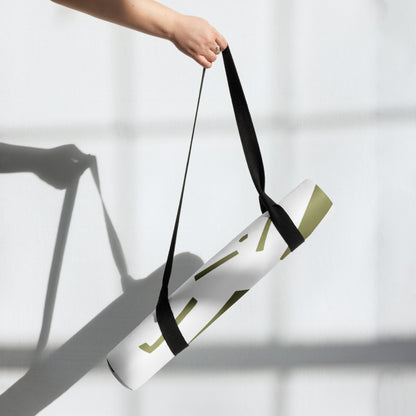 Olive Motif Yoga Mat Soft and Comfort image 9