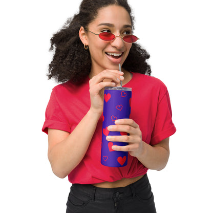 Sweetheart Purple Love Tumbler image 4