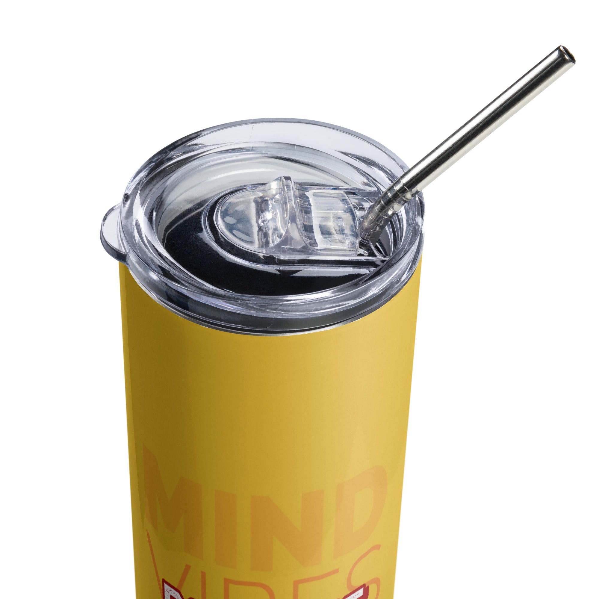 Positive Vibes Yellow Tumbler image 4