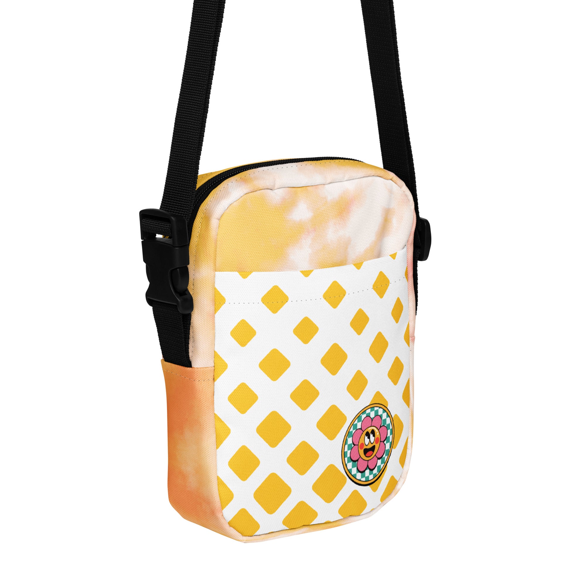 Tie-Dye Diamond Utility Crossbody Bag Travel Essential image 1