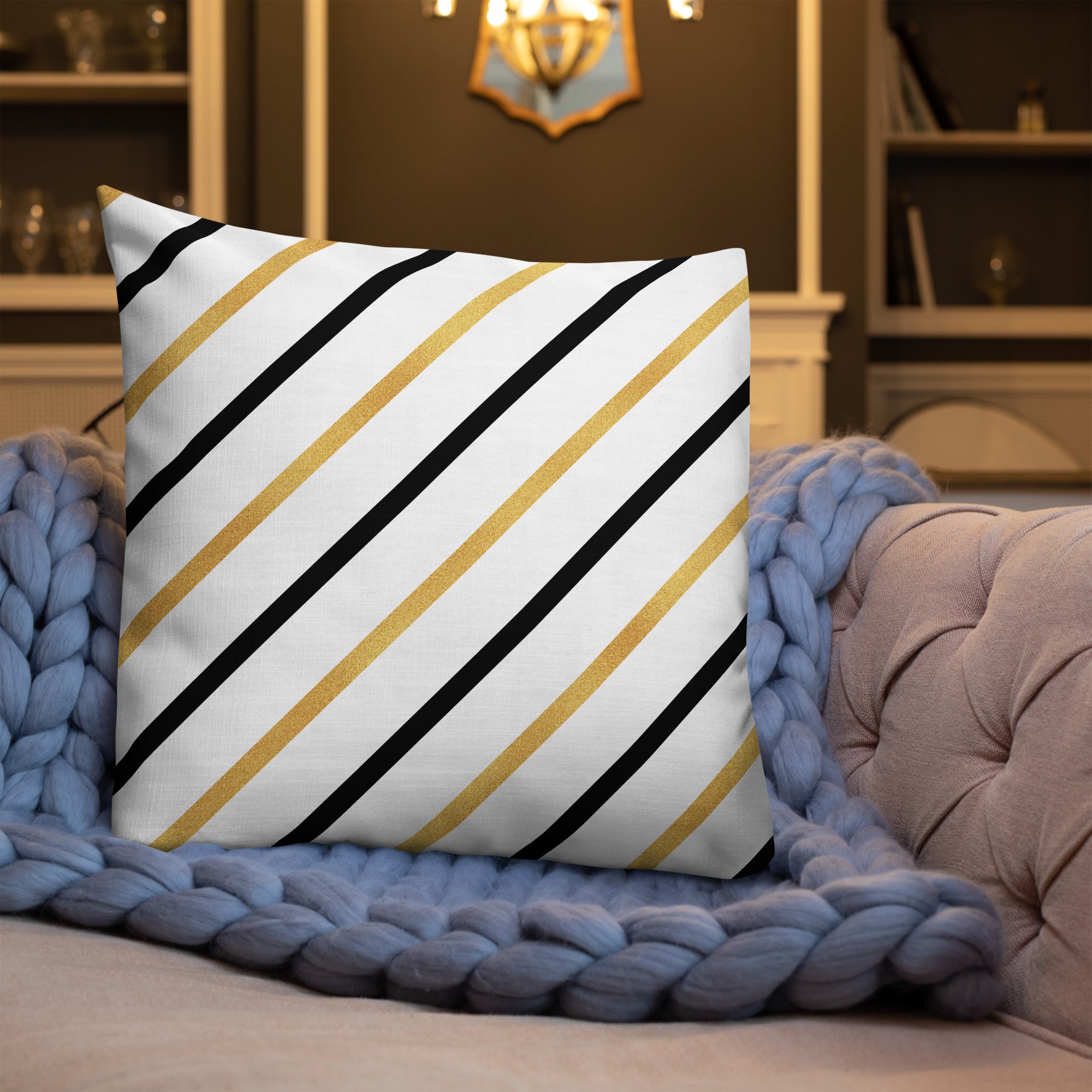 Royal Stripes Premium Pillow image 1