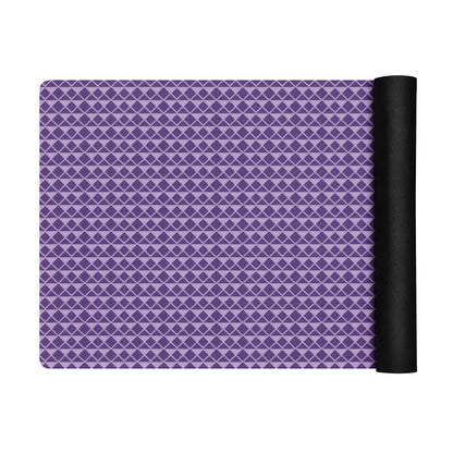 Textured Purple Yoga Mat Non-Slip and Cushioned image 9