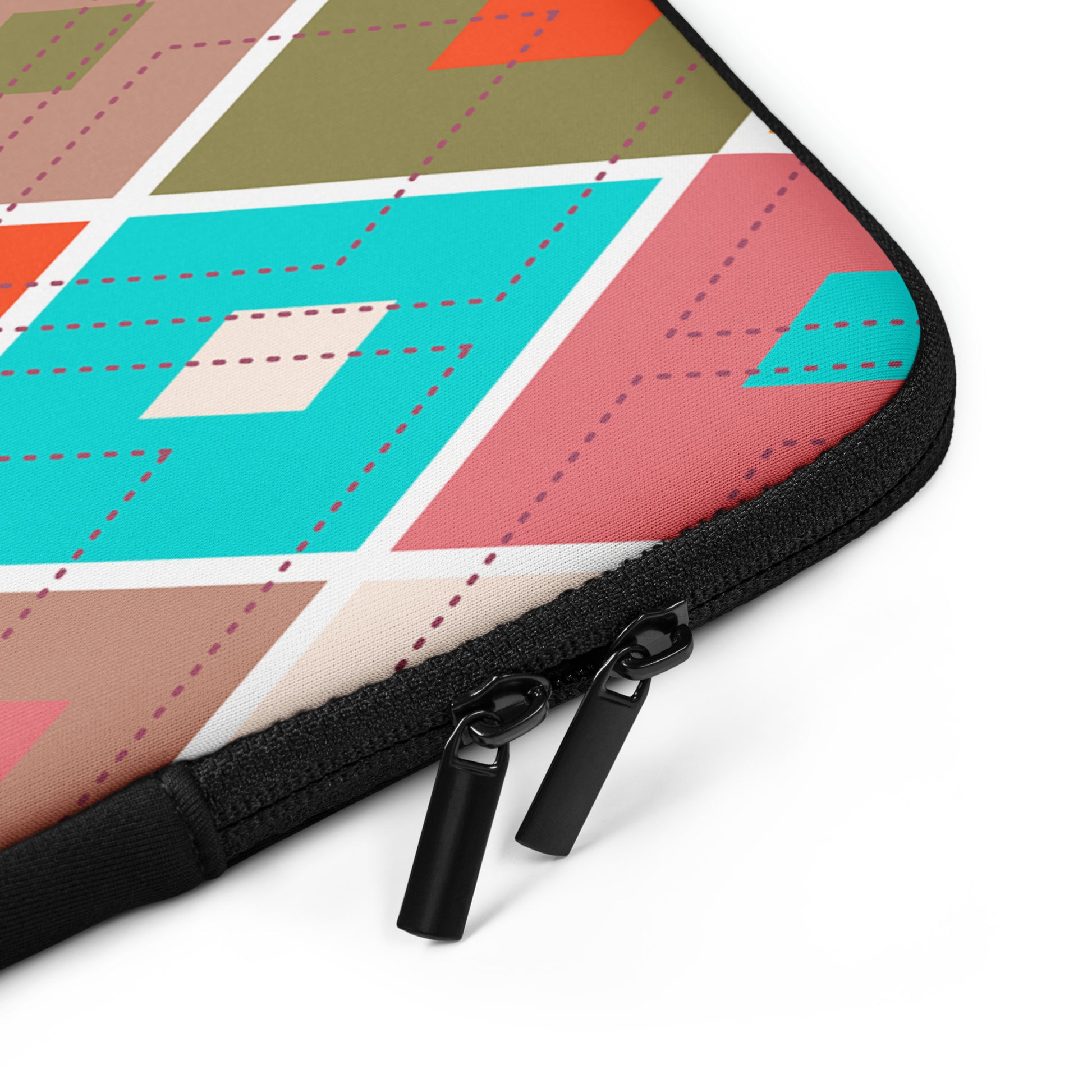 Diamond Lines Pattern Laptop Sleeve image 3
