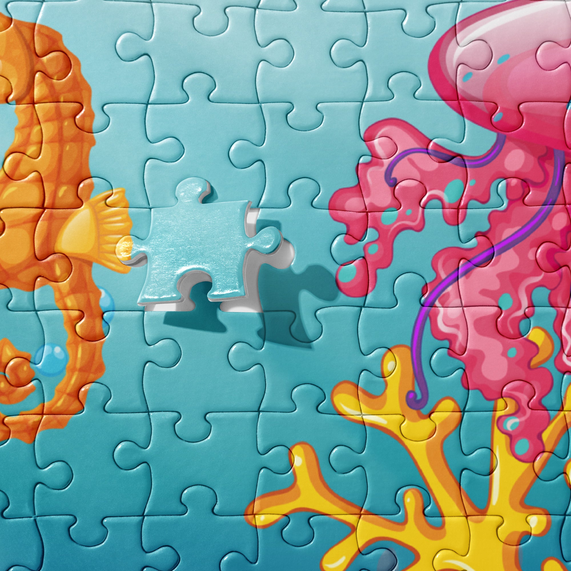 Vibrant Ocean Friends Jigsaw Puzzle image 5