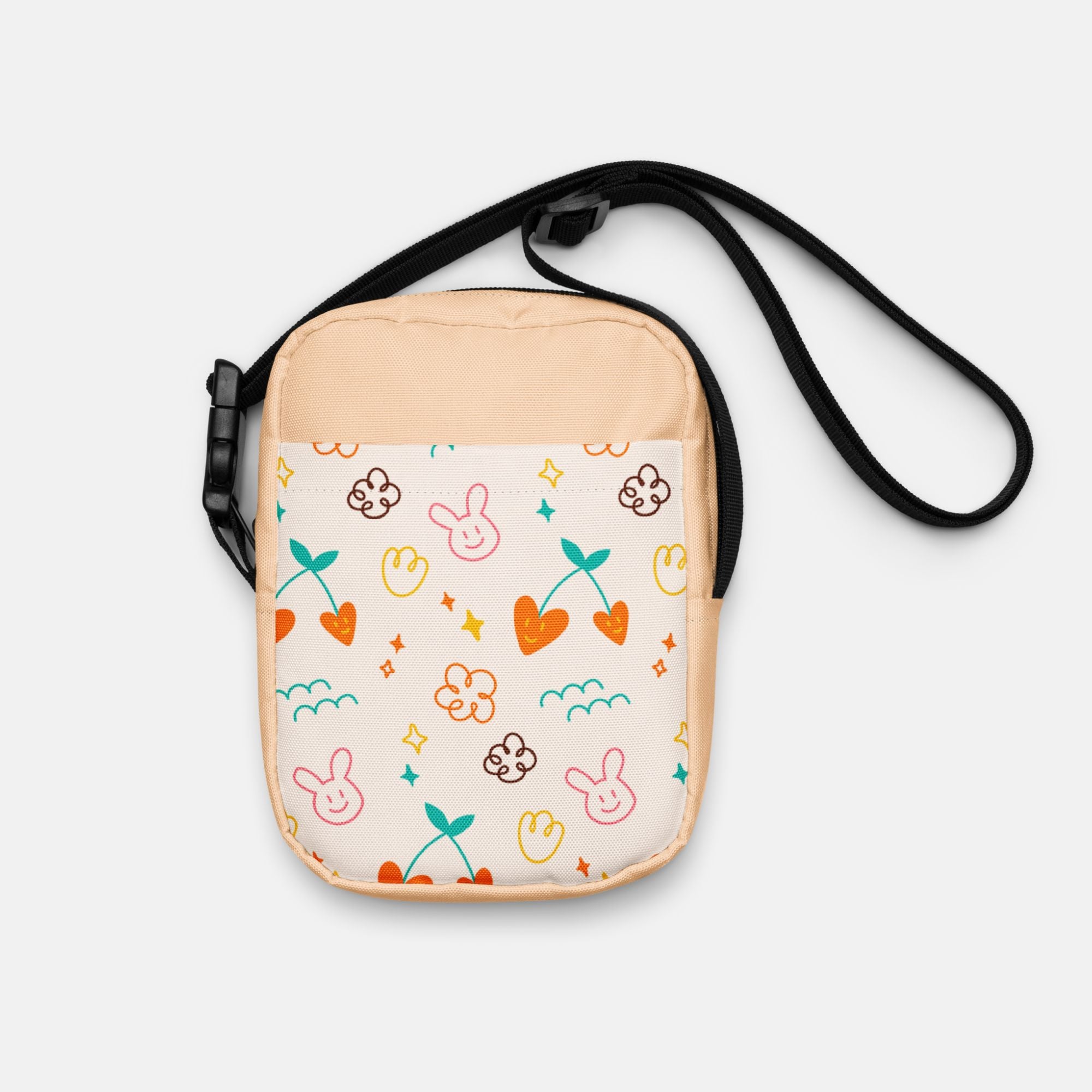 Cherry and Bunny Utility Crossbody Bag Everyday Carry image 0
