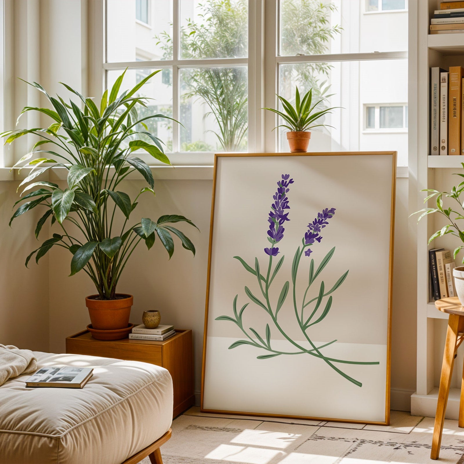 Purple Lavender Art Print for Home Decor