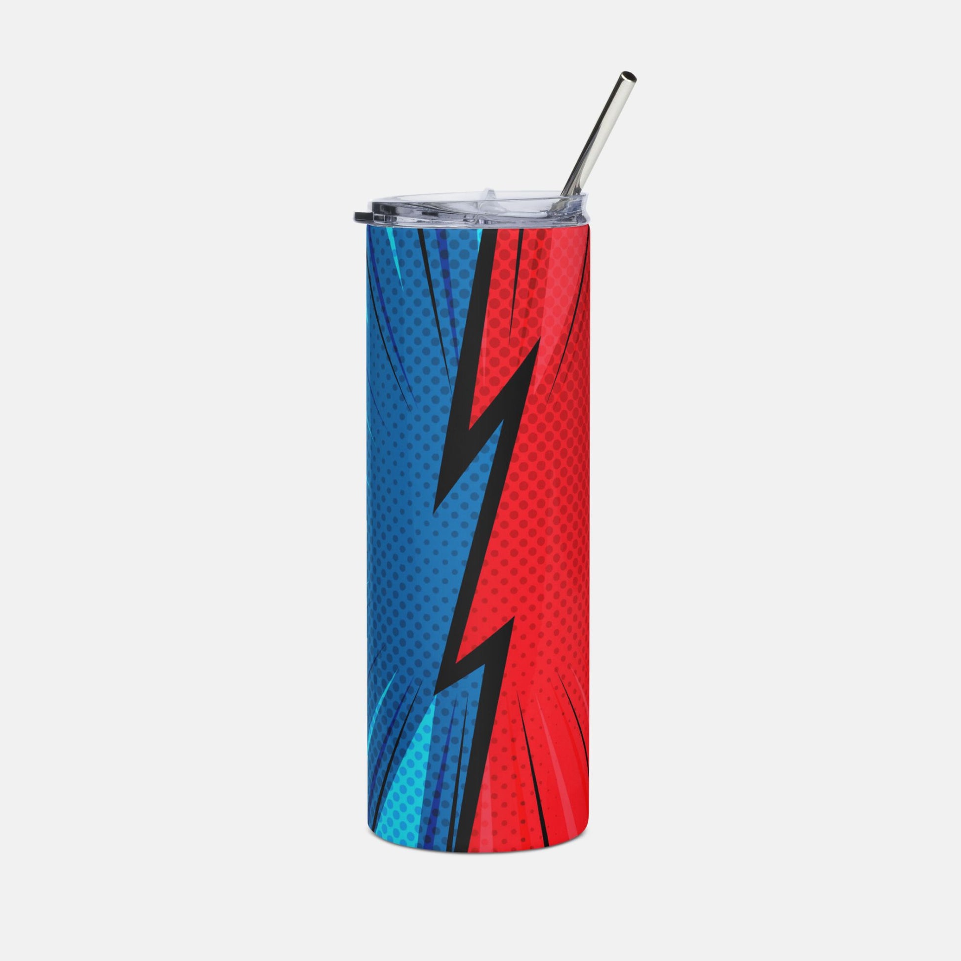 Superhero Blue &amp; Red Tumbler image 0