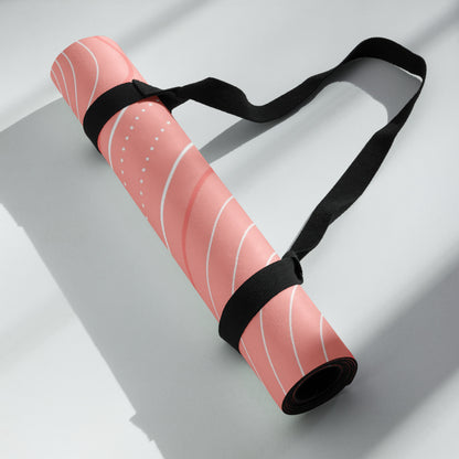 Line Art Yoga Mat Stylish and Functional Comfort image 6