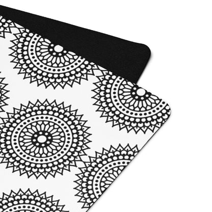 Artistic Mandala Yoga Mat Non-Slip and Cushioned image 11