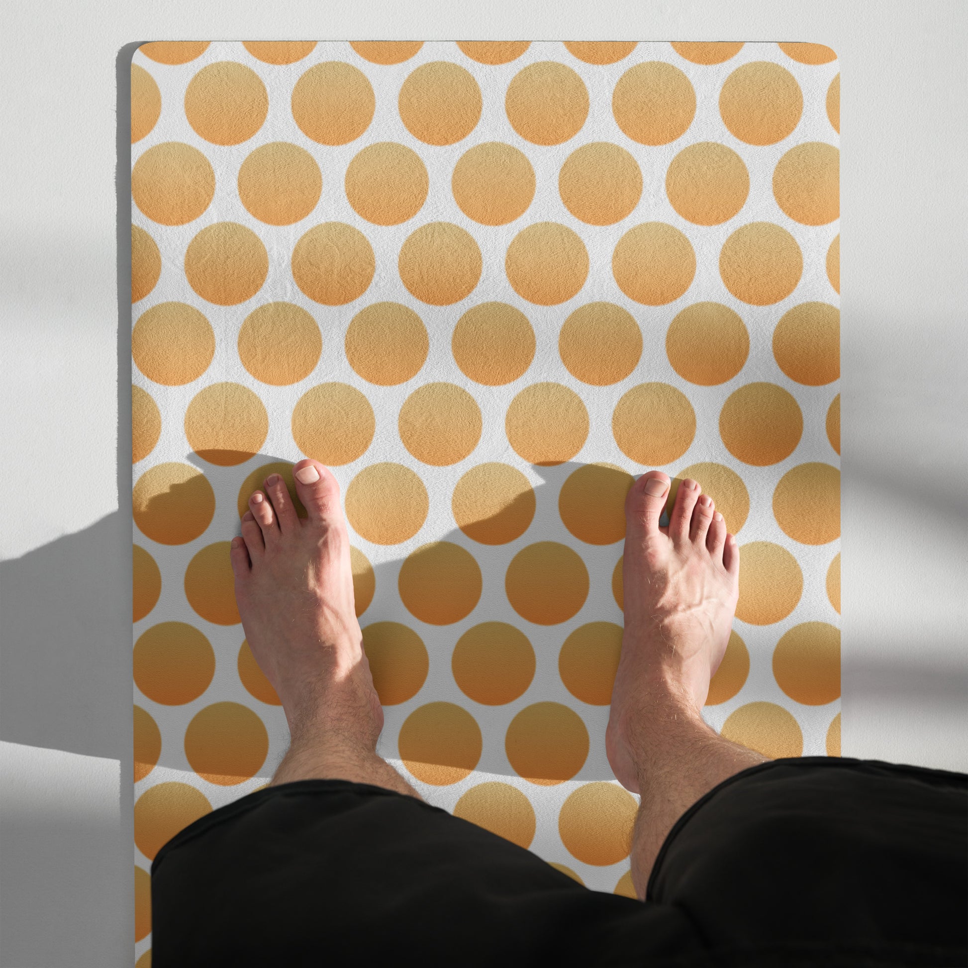 Sunshine Dots Yoga Mat Premium Grip image 7