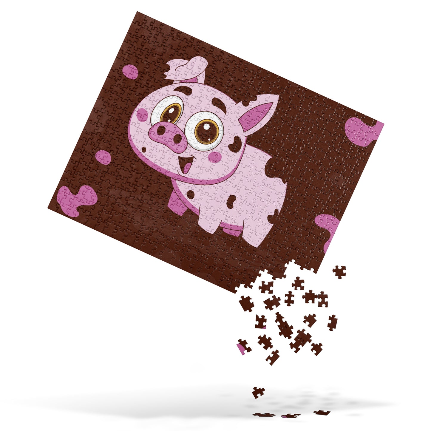 Muddy Fun Piggy Jigsaw Puzzle image 3