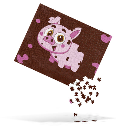 Muddy Fun Piggy Jigsaw Puzzle image 3