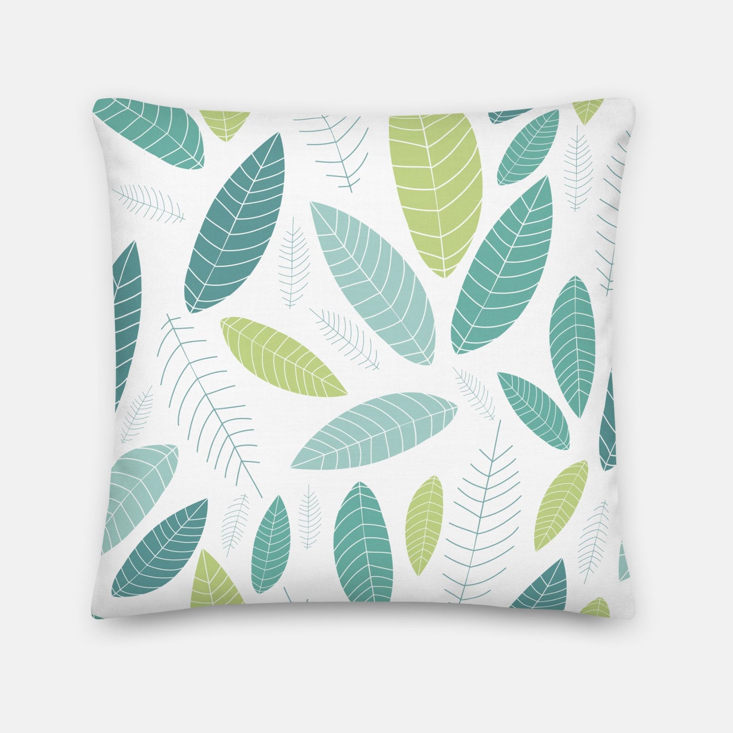Minimalist Autumn Leaf Pillow image 0