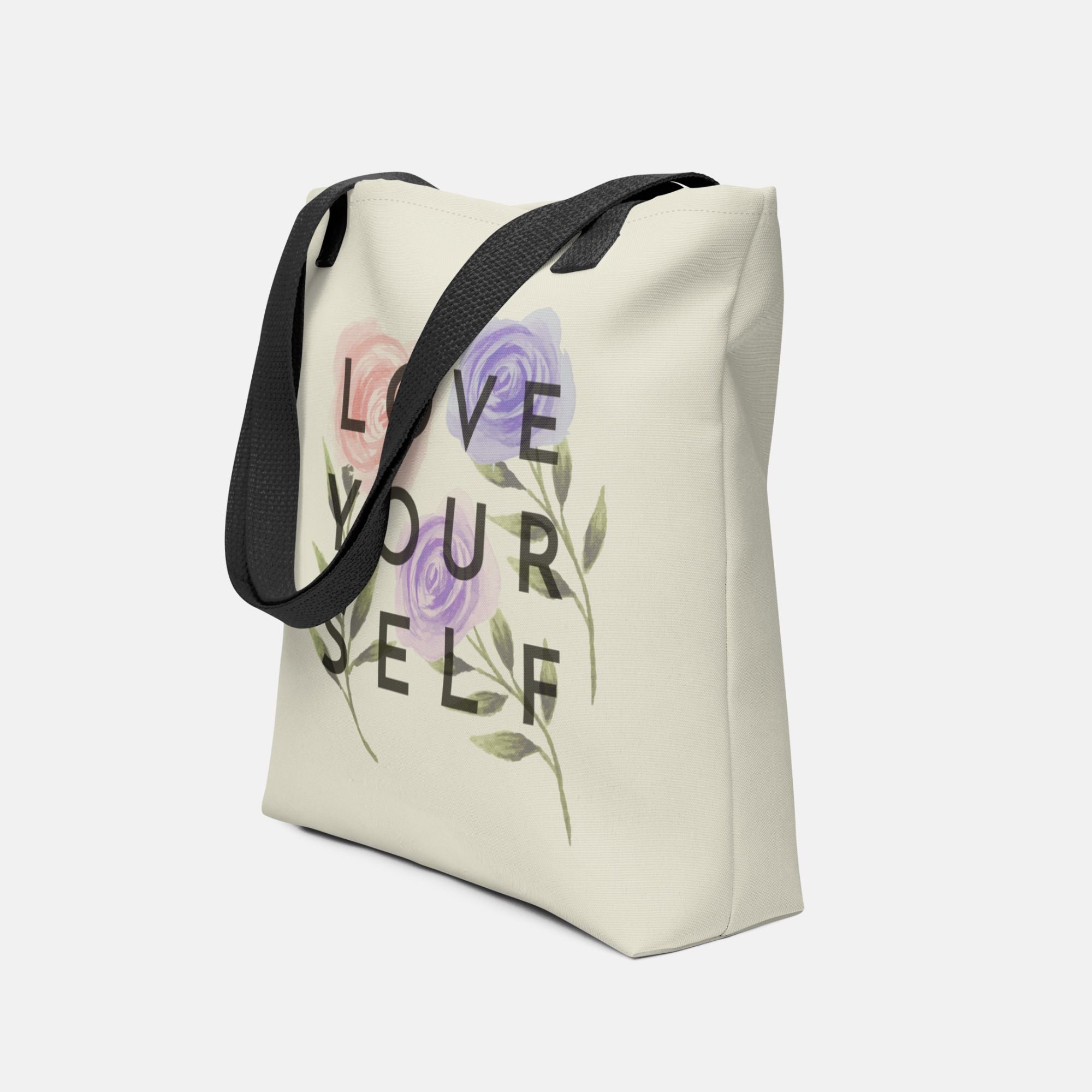 Bloom and Love Yourself Tote Bag image 0