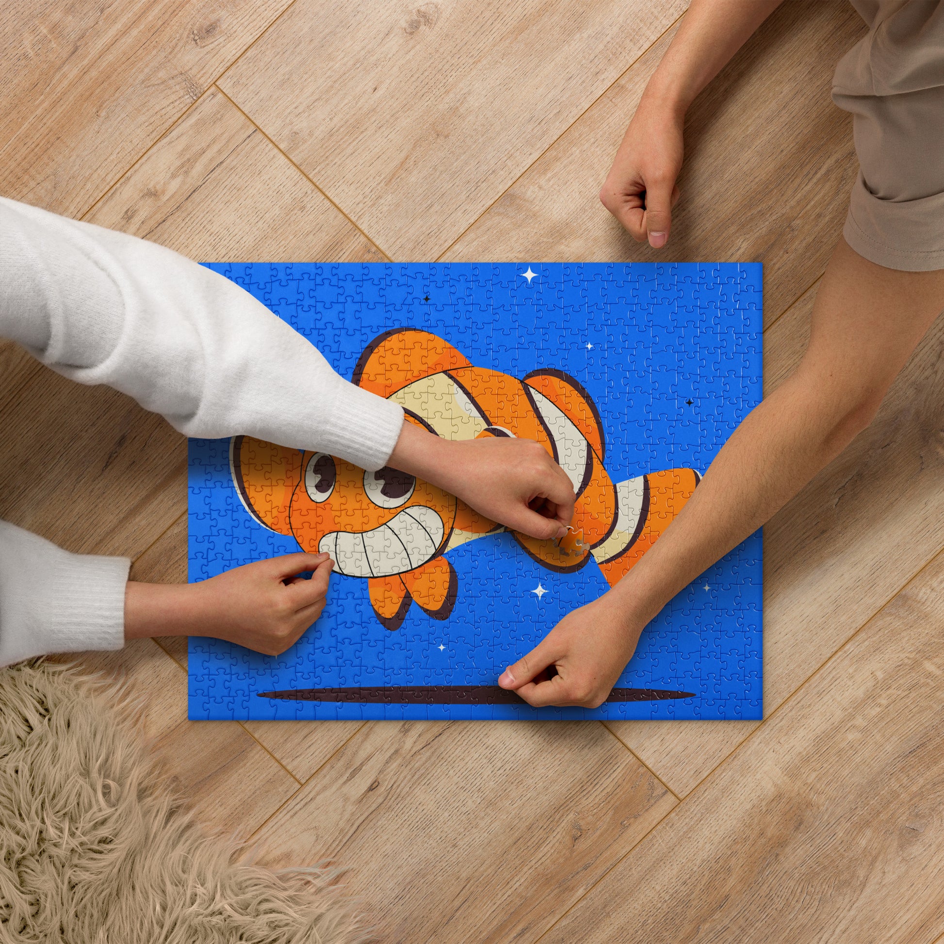 Cheerful Clownfish Jigsaw Puzzle image 1