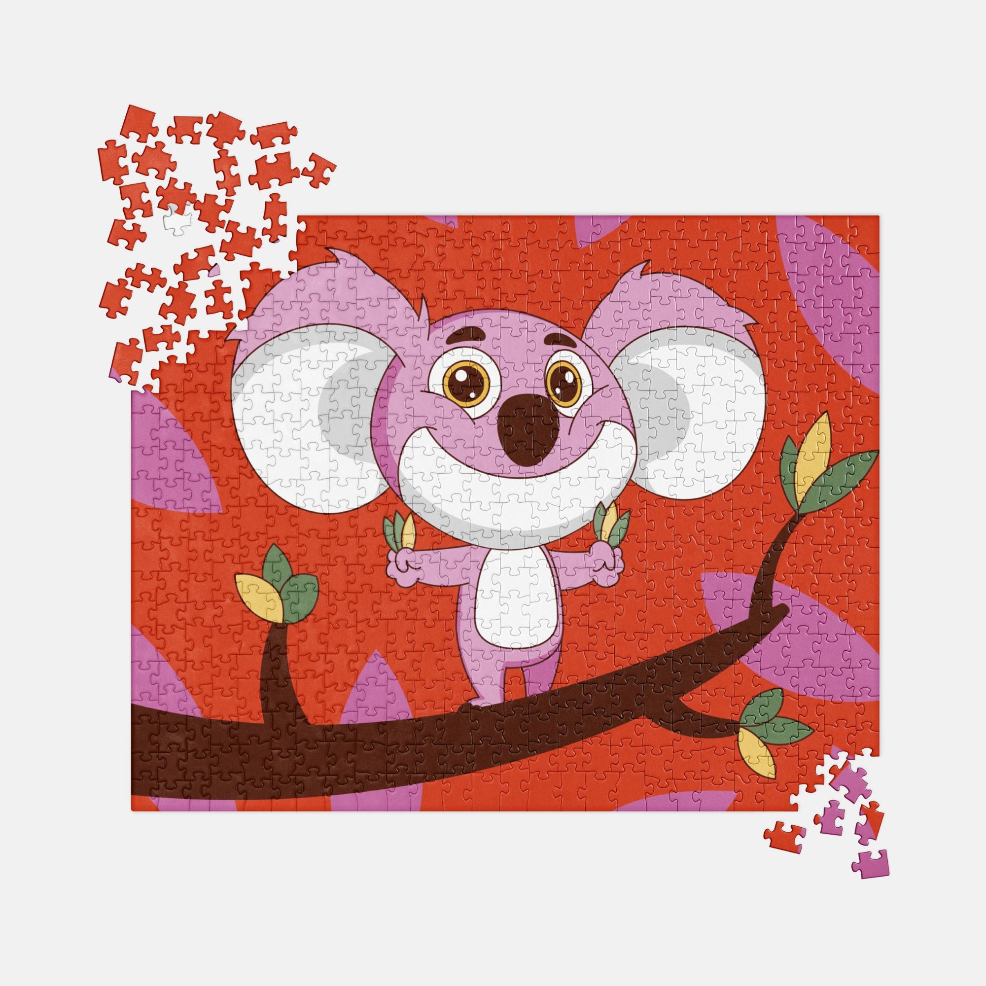 Smiling Koala Adventure Jigsaw Puzzle image 0