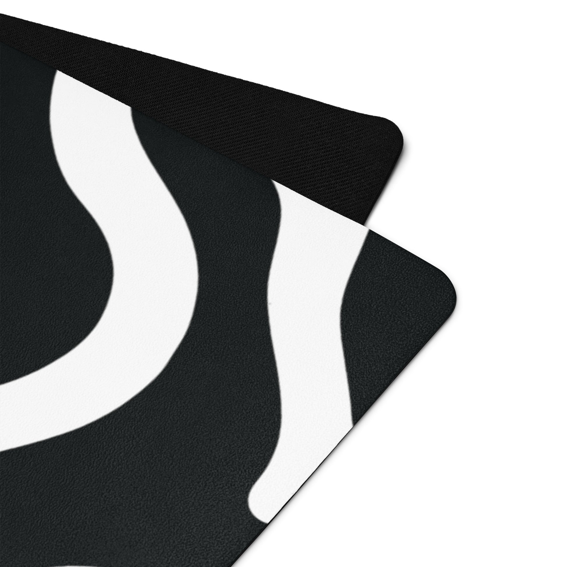 Black and White Lines Yoga Mat Stylish and Functional Comfort image 11