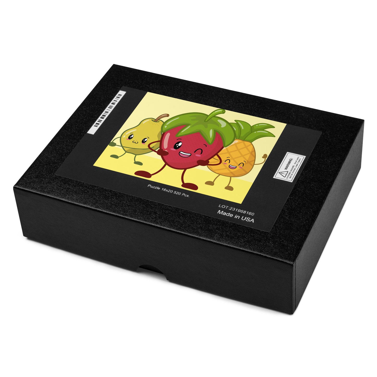 Cheerful Fruity Friends Jigsaw Puzzle image 4