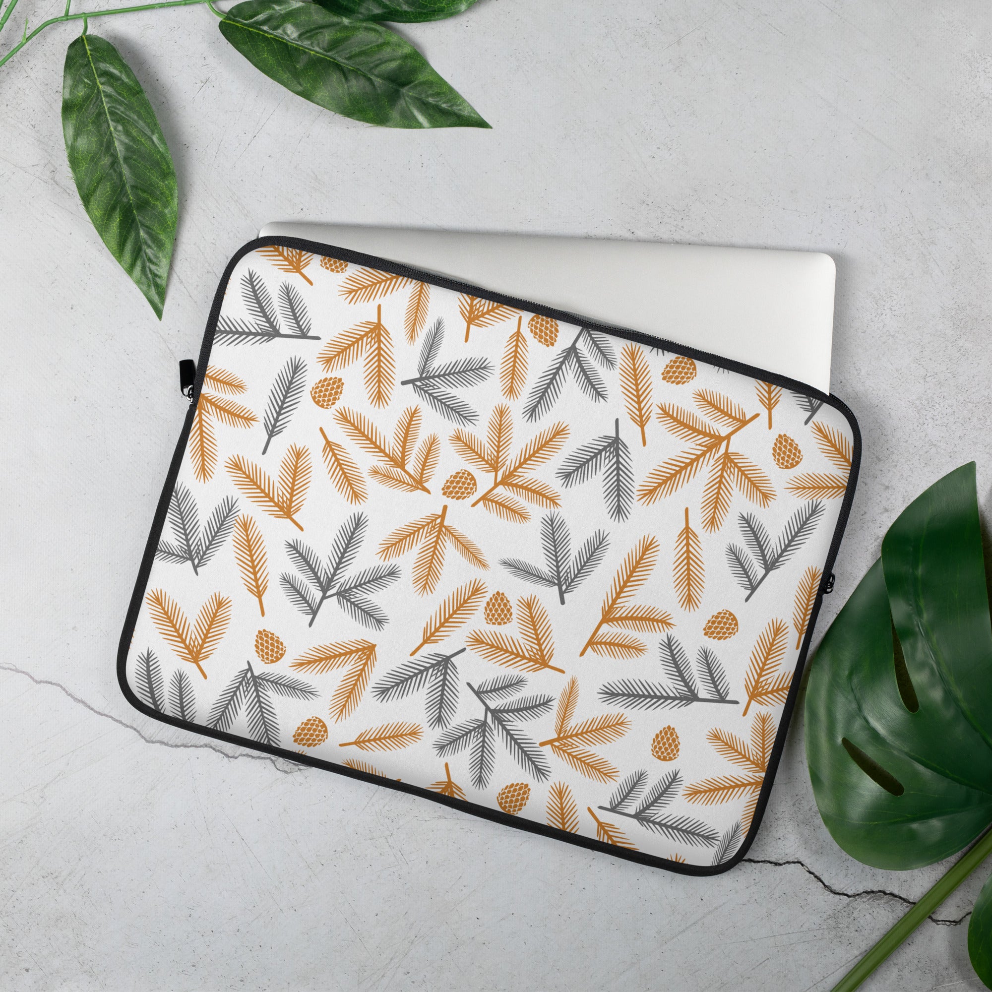Tropical Leaves Laptop Sleeve image 1
