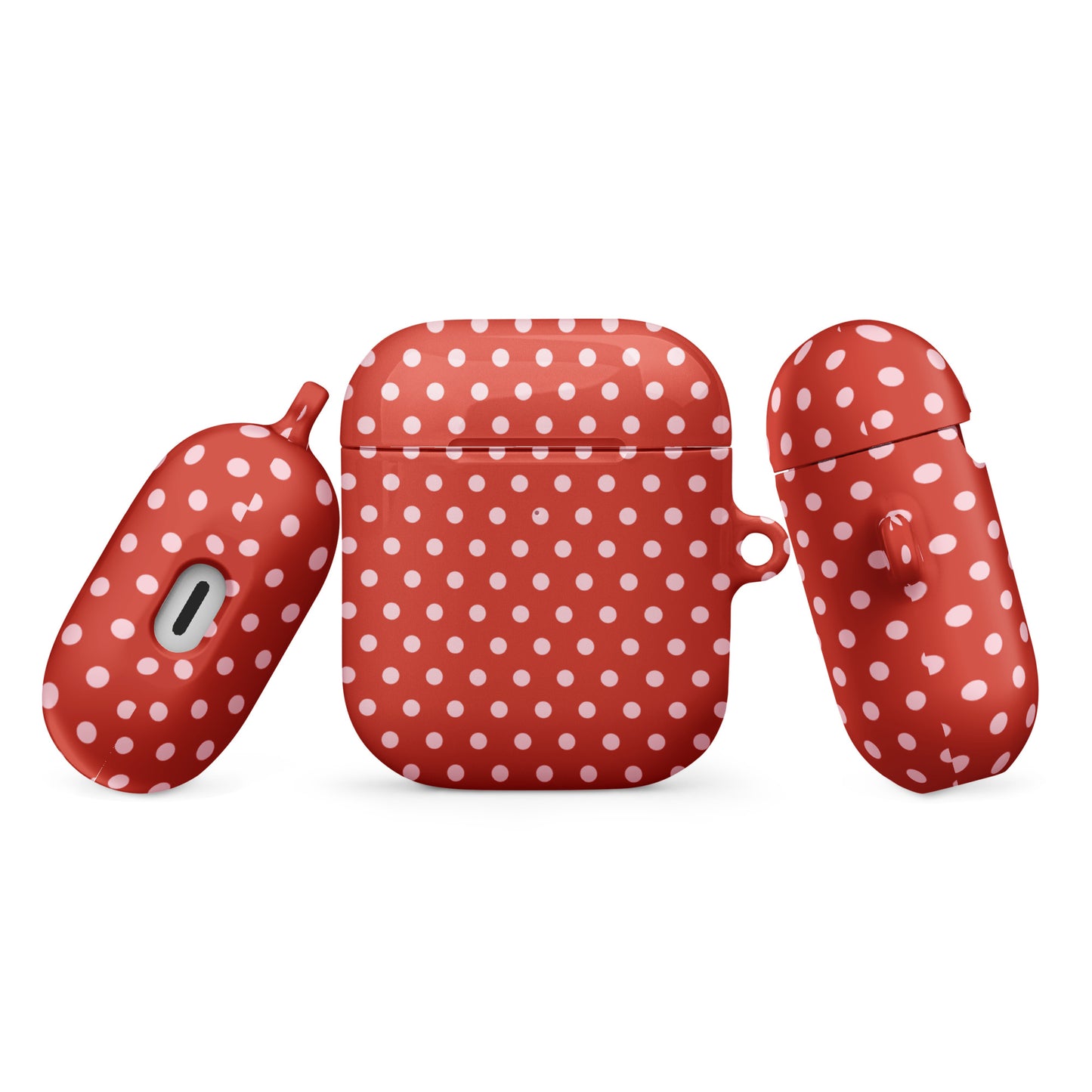 Red Polka Dot Case for AirPods® image 3