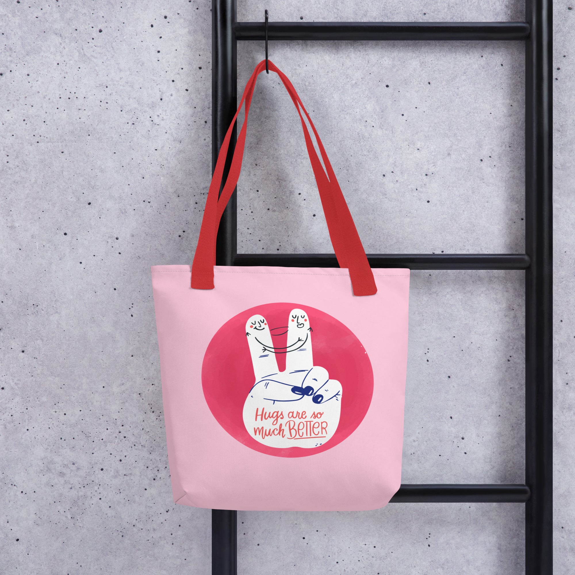 Cheerful Hugs and Smiles Tote bag image 1