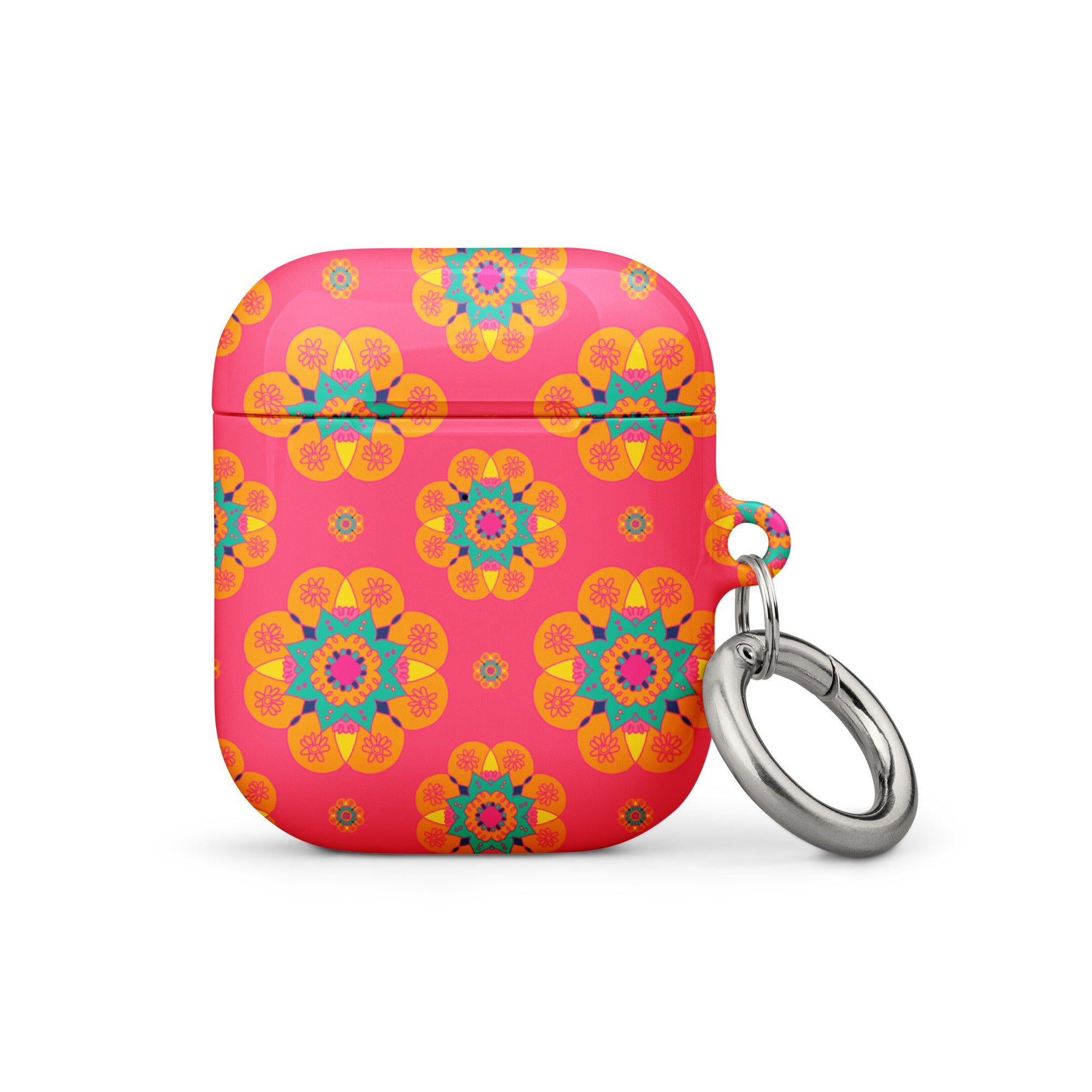 Vibrant Pink Mandala Case for AirPods® - AirPods Gen1 image