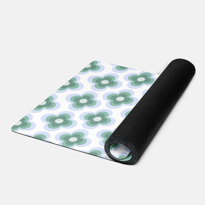 Retro Bloom Yoga Mat Non-Slip and Eco-Friendly image 0