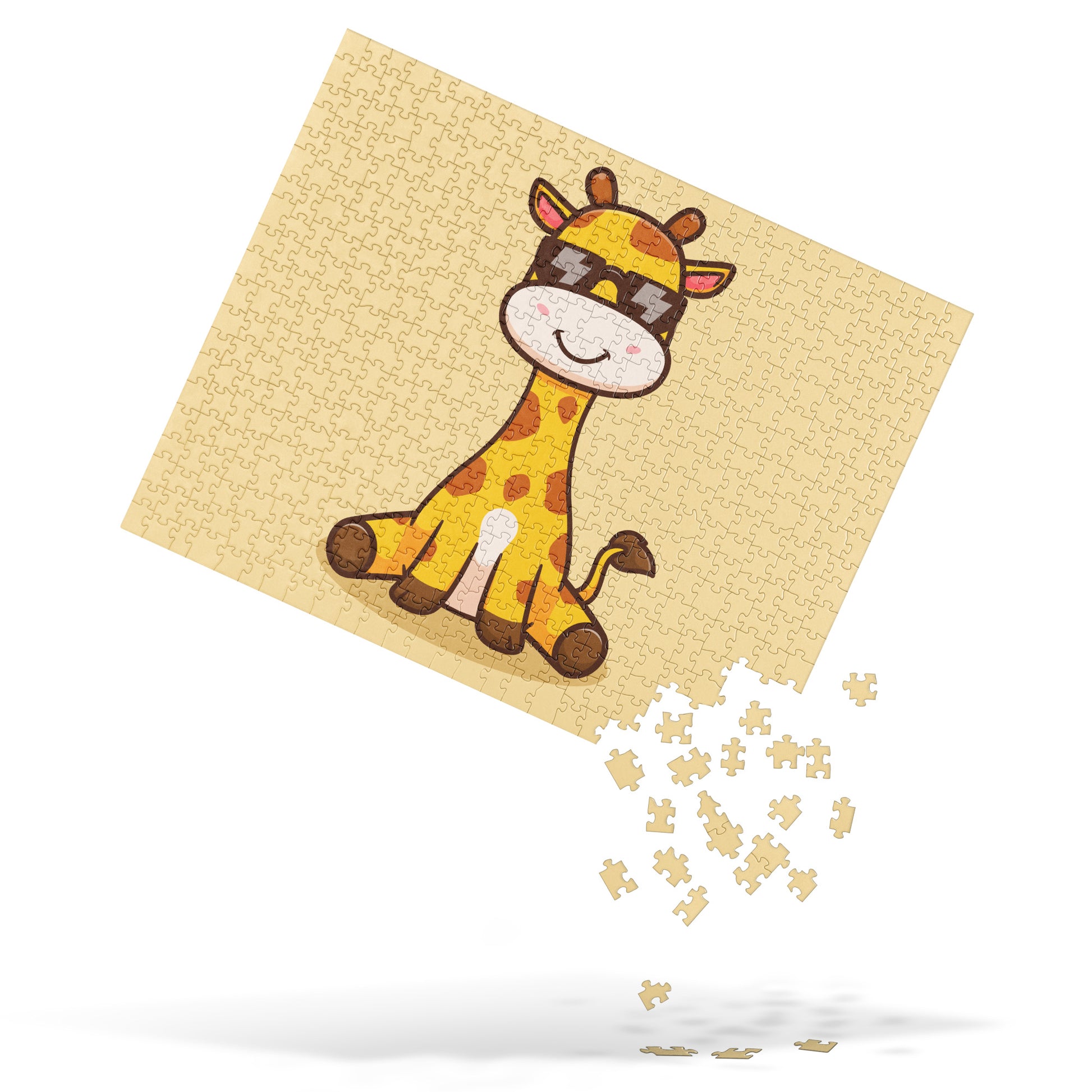 Cool Sunglasses Giraffe Jigsaw Puzzle image 3