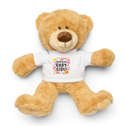 Welcome Baby Girl Teddy Bear image 1