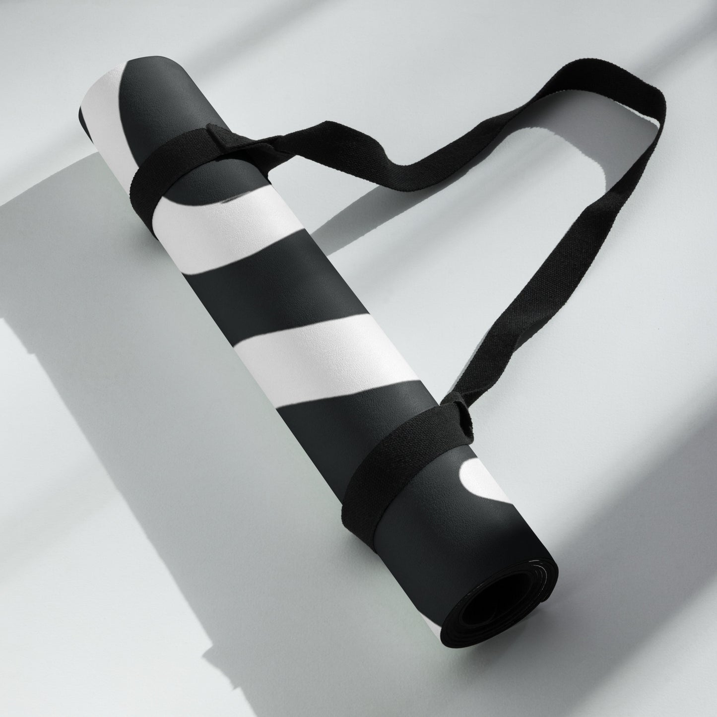 Black and White Lines Yoga Mat Stylish and Functional Comfort image 8